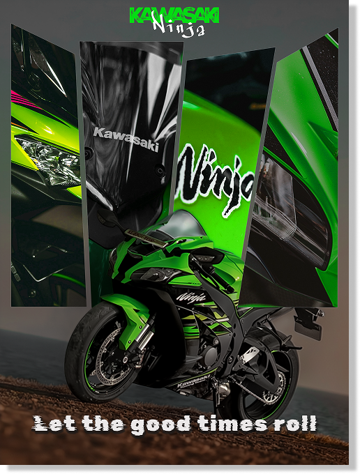 KAWASAKIのポスターデザイン